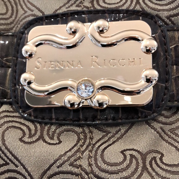 Sienna Ricchi Signature shoulder bag. Brown Purse - Picture 2 of 12